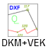 DKM und Vektorzusatzmodul mit DXF-Export